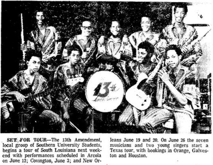 13th Amendment set for Tour